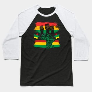 Black History Month Remember Your Roots Baseball T-Shirt